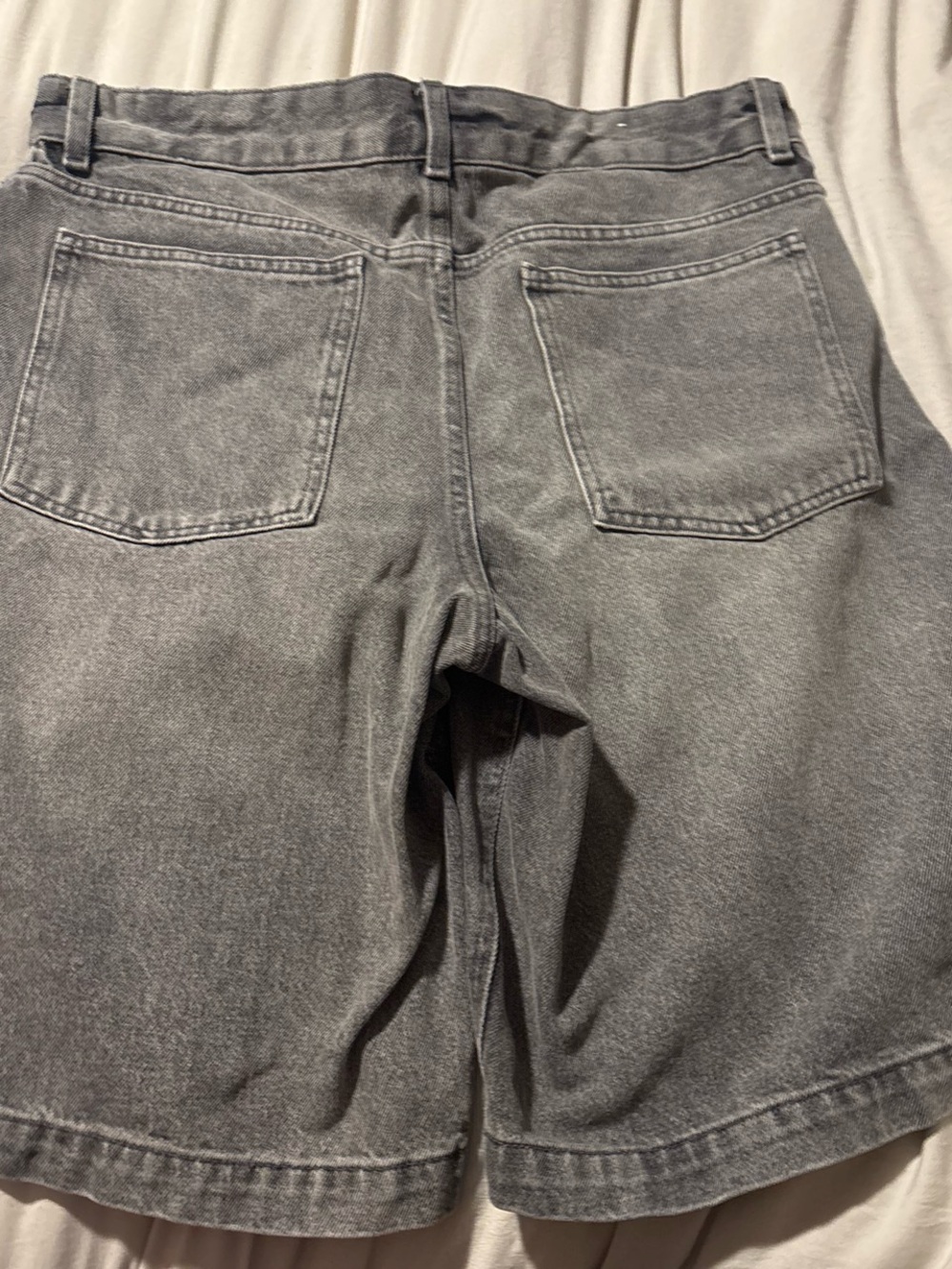 Original Use Men's Relaxed Grey Denim Shorts